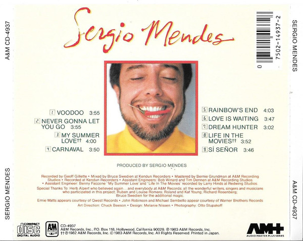 Sérgio Mendes - Sergio Mendes (CD, Album, Den) (Near Mint (NM or M-)) - Image 3