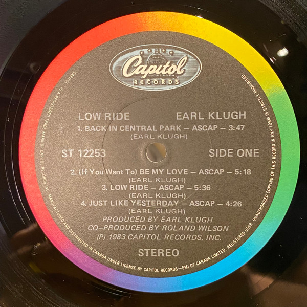 Earl Klugh - Low Ride (LP, Album) (Near Mint (NM or M-)) - Image 4
