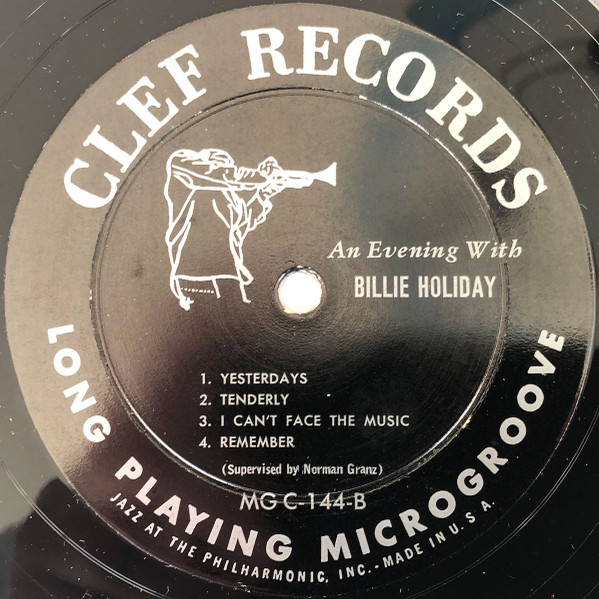 Billie Holiday - An Evening With Billie Holiday (10", Mono) (Very Good (VG)) - Image 4
