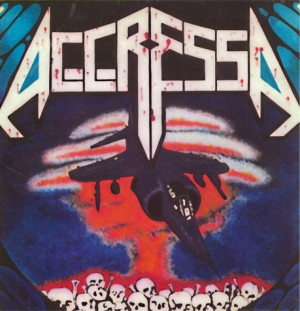 Aggressa - Nuclear Death + Demo I & II (LP, Comp, Ltd) (Very Good Plus (VG+))