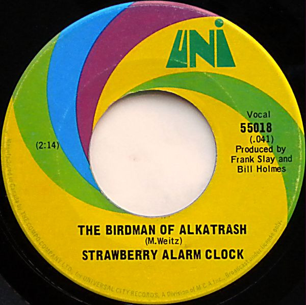 Strawberry Alarm Clock - Incense And Peppermints / The Birdman Of Alkatrash (7", Single) (Near Mint (NM or M-)) - Image 2
