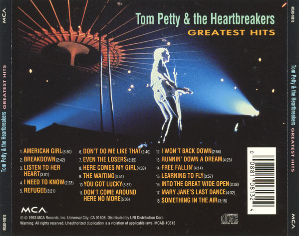 Tom Petty And The Heartbreakers - Greatest Hits (CD, Comp, RM) (Near Mint (NM or M-)) - Image 2