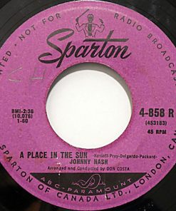 Johnny Nash - A Place In The Sun (7") (Very Good Plus (VG+))