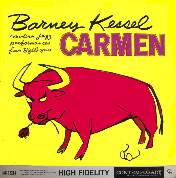 Barney Kessel - Barney Kessel Plays "Carmen" (LP, Mono) (Near Mint (NM or M-))