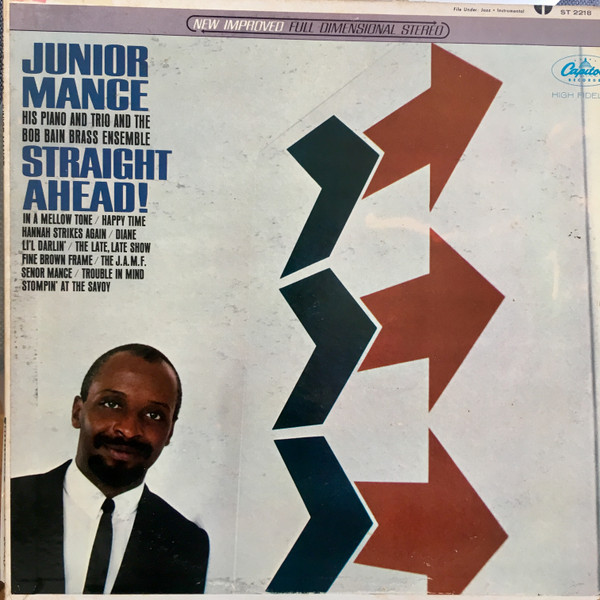Junior Mance - Straight Ahead! (LP) (Very Good (VG))