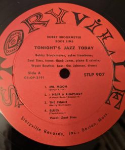 Alternative view of Zoot Sims & Bob Brookmeyer - Tonite's Music Today (LP, Album) (Very Good (VG))