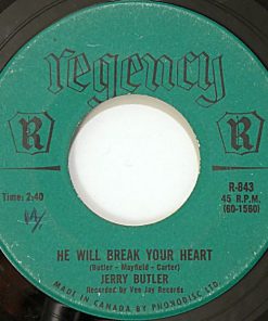 Jerry Butler - He Will Break Your Heart (7", Single) (Near Mint (NM or M-))
