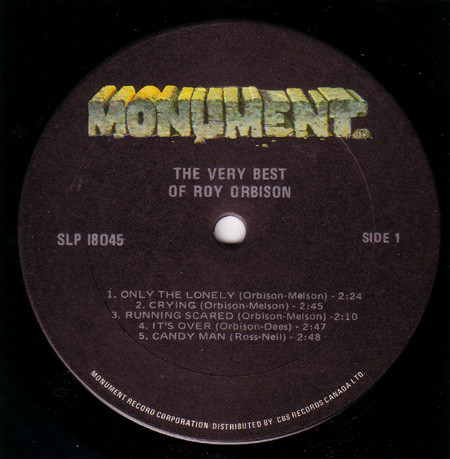 Roy Orbison - The Very Best Of Roy Orbison (LP, Comp, RE) (Mint (M)) - Image 3