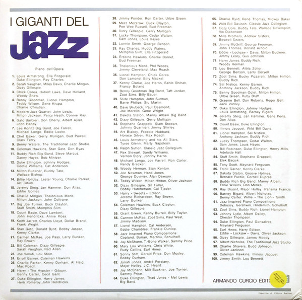The Modern Jazz Quartet / John Lewis (2), Milt Jackson, Percy Heath, Connie Kay - I Giganti Del Jazz Vol. 5 (LP, Comp) (Near Mint (NM or M-)) - Image 4