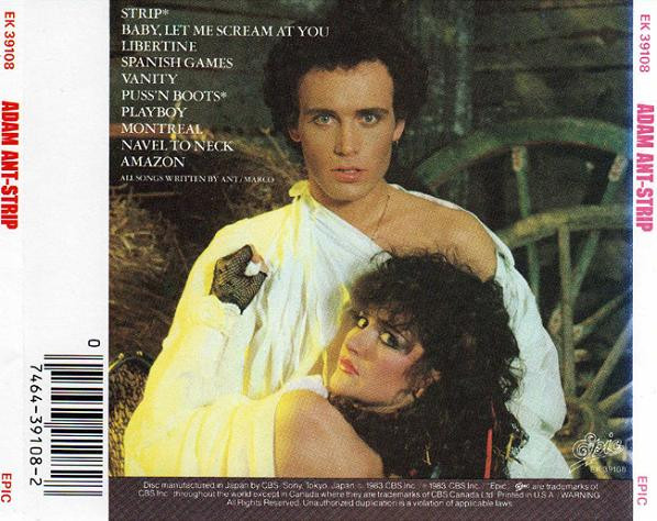 Adam Ant - Strip (CD, Album, CSR) (Near Mint (NM or M-)) - Image 2