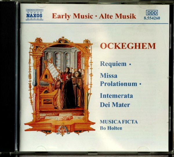 Ockeghem* - Musica Ficta, Bo Holten - Requiem / Missa Prolationum / Intemerata Dei Mater (CD) (Near Mint (NM or M-))