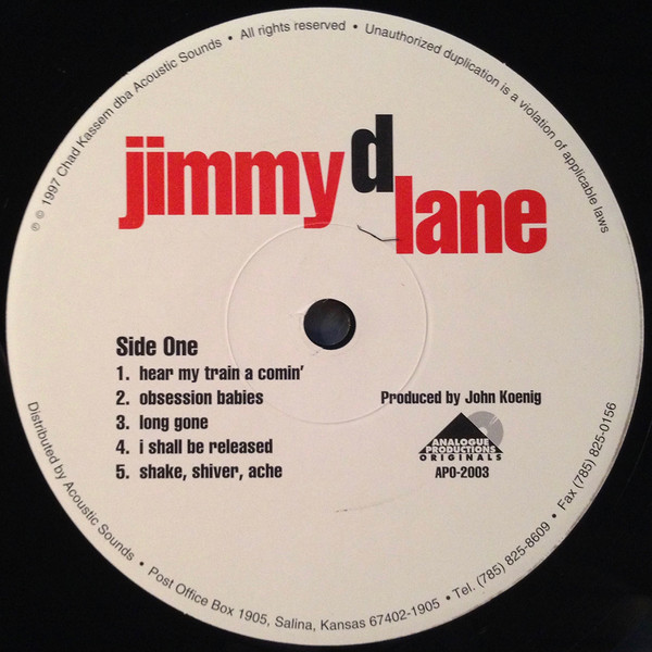 Jimmy D Lane* - Long Gone (LP, Album, 180) (Very Good Plus (VG+)) - Image 3