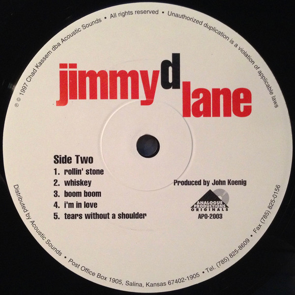 Jimmy D Lane* - Long Gone (LP, Album, 180) (Very Good Plus (VG+)) - Image 4