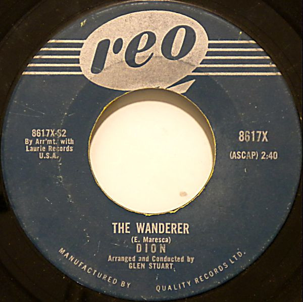 Dion (3) - The Majestic / The Wanderer (7", Single) (Near Mint (NM or M-)) - Image 2