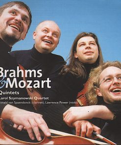 Johannes Brahms & Wolfgang Amadeus Mozart - Szymanowski Quartet - Quintets (CD, Album) (Near Mint (NM or M-))