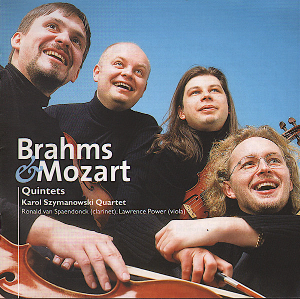 Johannes Brahms & Wolfgang Amadeus Mozart - Szymanowski Quartet - Quintets (CD, Album) (Near Mint (NM or M-))