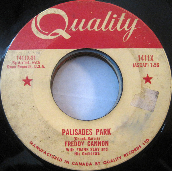 Freddy Cannon - Palisades Park (7", Single) (Near Mint (NM or M-))