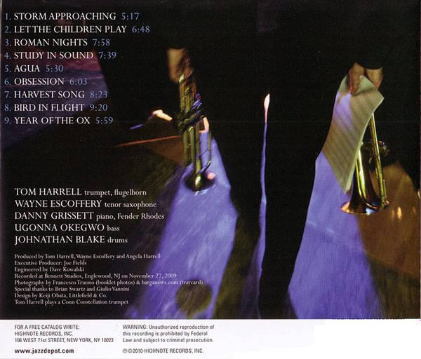 Tom Harrell - Roman Nights (CD, Album) (Near Mint (NM or M-)) - Image 4