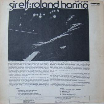 Roland Hanna - Sir Elf: (LP, Album) (Very Good Plus (VG+)) - Image 2