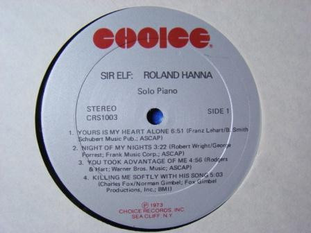 Roland Hanna - Sir Elf: (LP, Album) (Very Good Plus (VG+)) - Image 3
