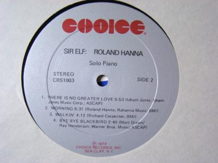 Roland Hanna - Sir Elf: (LP, Album) (Very Good Plus (VG+)) - Image 4