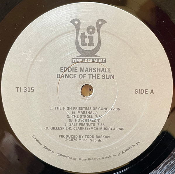 Eddie Marshall (2) - Dance Of The Sun (LP, Album) (Near Mint (NM or M-)) - Image 3
