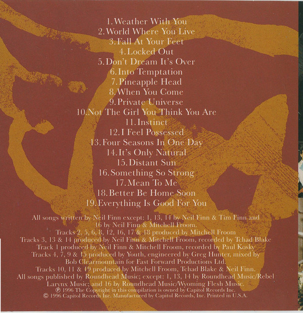 Crowded House - Recurring Dream: The Very Best Of Crowded House (CD, Comp, Club) (Mint (M)) - Image 4