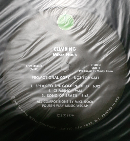 Mike Nock - Climbing (LP, Album, Promo) (Near Mint (NM or M-)) - Image 5
