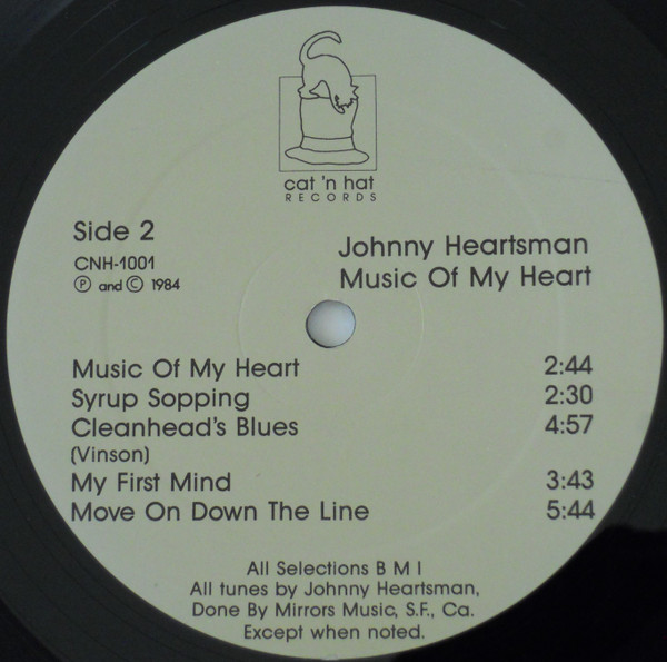 Johnny Heartsman - Music Of My Heart (LP, Album) (Very Good Plus (VG+)) - Image 4