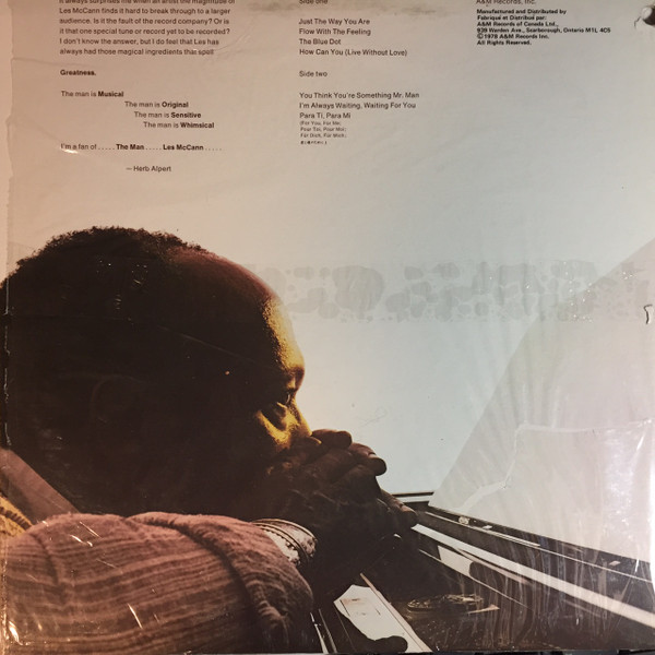 Les McCann - The Man (LP, Album) (Very Good Plus (VG+)) - Image 2