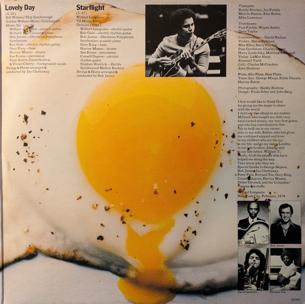 Wilbert Longmire - Sunny Side Up (LP, Album, Gat) (Very Good Plus (VG+)) - Image 4