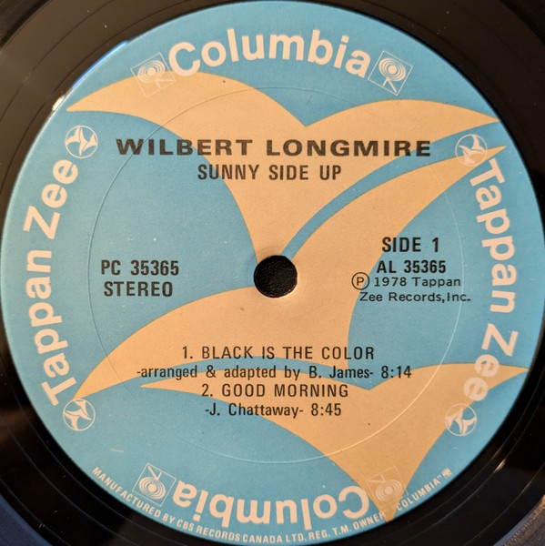Wilbert Longmire - Sunny Side Up (LP, Album, Gat) (Very Good Plus (VG+)) - Image 5