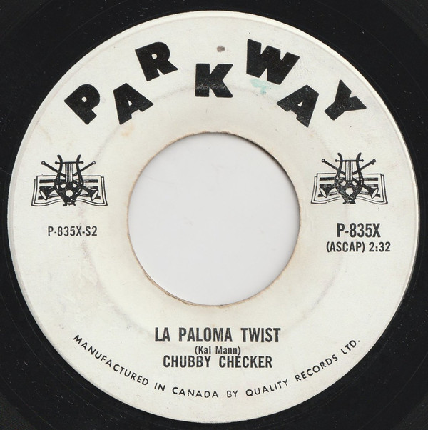 Chubby Checker - Slow Twistin' (7") (Near Mint (NM or M-)) - Image 2