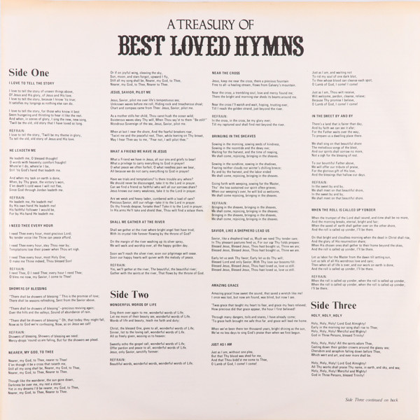 The Valley Voices - A Treasury Of Best Loved Hymns (2xLP, Album) (Mint (M)) - Image 3