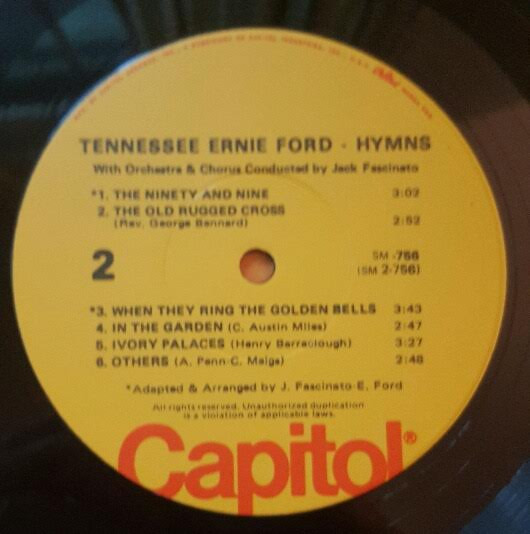 Tennessee Ernie Ford - Hymns (LP, Album, RE) (Mint (M)) - Image 4