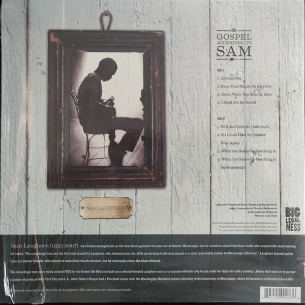 Sam Langhorn - The Gospel According To Sam (10") (Very Good Plus (VG+)) - Image 2