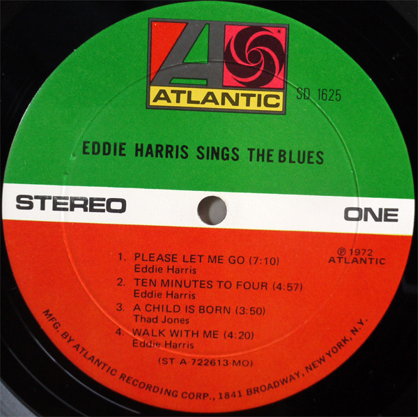Eddie Harris - Sings The Blues (LP, Album, MO) (Near Mint (NM or M-)) - Image 3