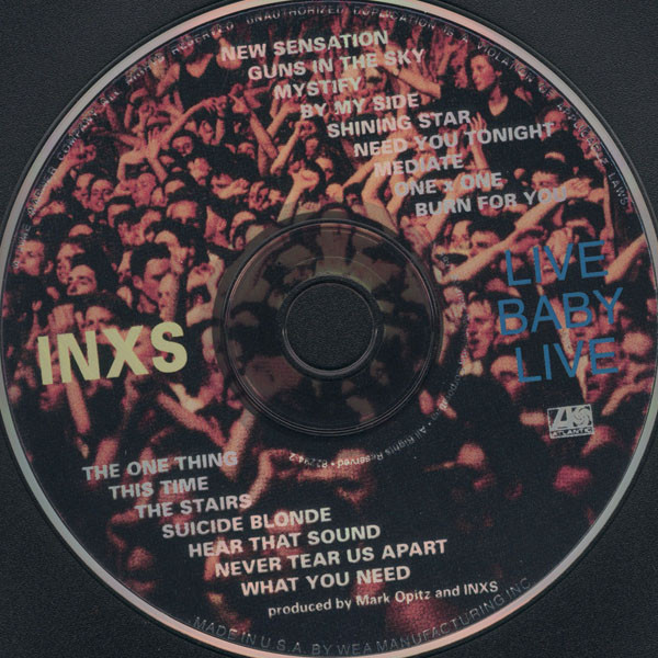 INXS - Live Baby Live (CD, Album, Car) (Near Mint (NM or M-)) - Image 3