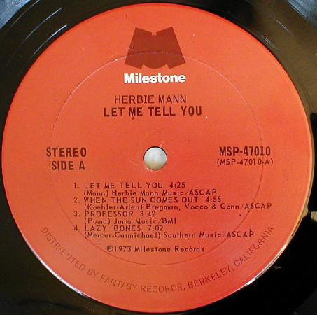Herbie Mann - Let Me Tell You (2xLP, Comp, RM) (Very Good Plus (VG+)) - Image 5