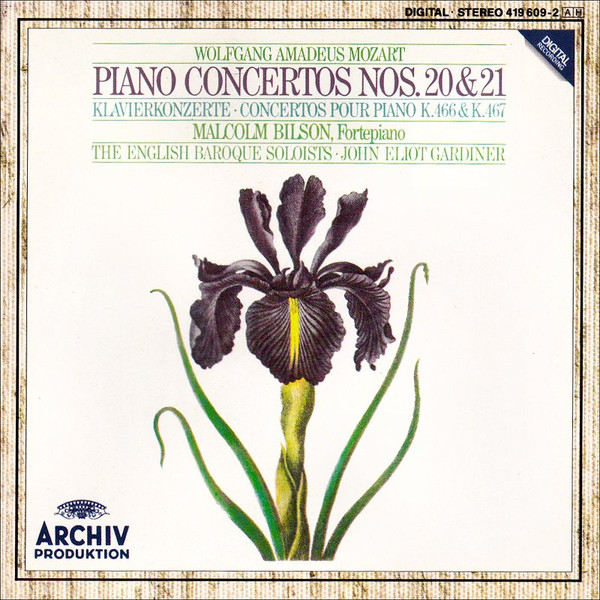 Wolfgang Amadeus Mozart - Malcolm Bilson • The English Baroque Soloists • John Eliot Gardiner - Piano Concertos Nos. 20 & 21 (CD) (Near Mint (NM or M-))