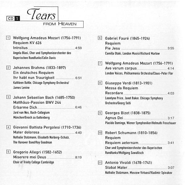 Various - Tears From Heaven (2xCD, Comp) (Near Mint (NM or M-)) - Image 3