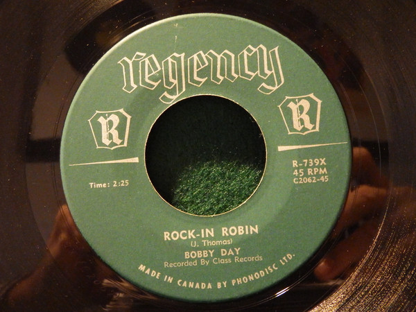 Bobby Day - Rock-In Robin / Over And Over (7", Single) (Near Mint (NM or M-))