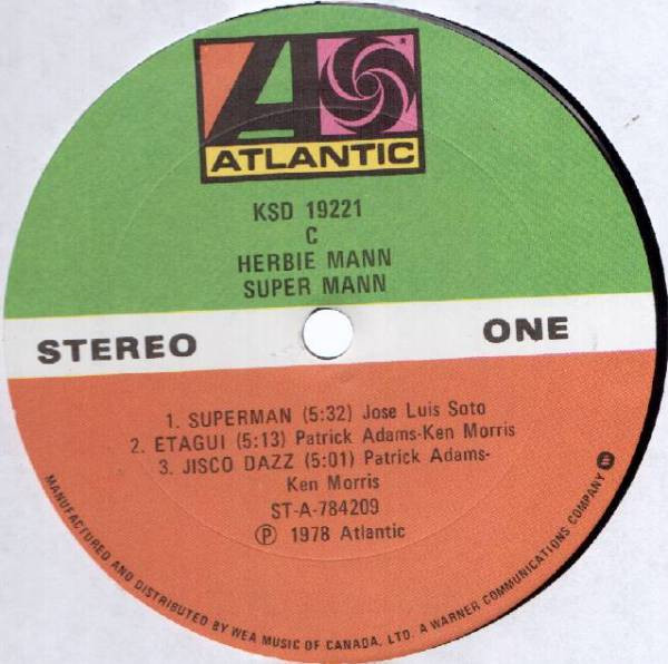Herbie Mann - Super Mann (LP, Album) (Near Mint (NM or M-)) - Image 3