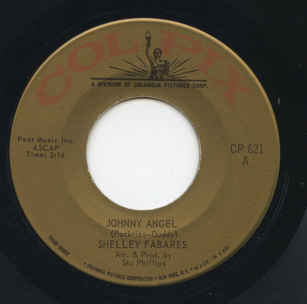 Shelley Fabares - Johnny Angel / Where's It Gonna Get Me? (7", Single) (Very Good Plus (VG+))