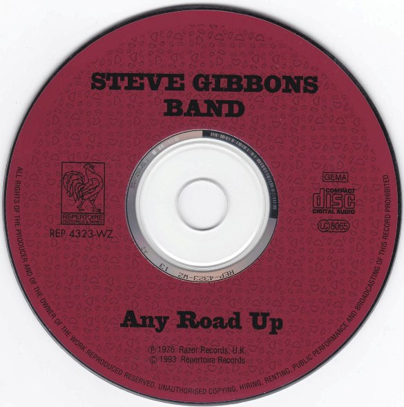 Steve Gibbons Band - Any Road Up (CD, Album, RE) (Near Mint (NM or M-)) - Image 3