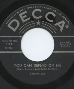 Brenda Lee - It's Never Too Late / You Can Depend On Me (7") (Near Mint (NM or M-)) - Image 4