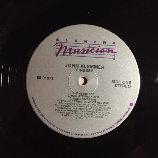 John Klemmer - Finesse (LP, Album, RE) (Very Good Plus (VG+)) - Image 5
