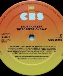 Thijs van Leer - Introspection 3 & 4 (2xLP, Album, Comp, Gat) (Very Good Plus (VG+)) - Image 4