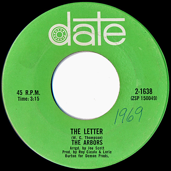 The Arbors - The Letter / Most Of All (7") (Near Mint (NM or M-))