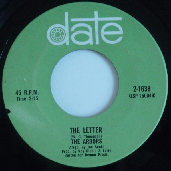 The Arbors - The Letter / Most Of All (7") (Near Mint (NM or M-)) - Image 3